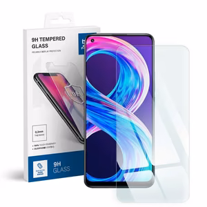 Aizsargstikls zils - Realme 8/8 Pro
