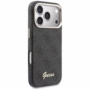 Guess 4G Script MagSafe case for iPhone 17 Pro Max - black