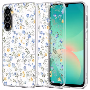Tech-Protect FlexAir+ viedtālruņa apvalks Samsung Galaxy A17 4G / 5G - margrietiņas ar lapām