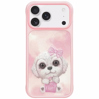 Nimmy Big Eyed Pet 2.0 Viedtālruņa apvalks iPhone 17 - rozā