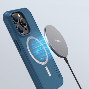 Чехол Nillkin Super Frosted Shield Pro Magnetic Apple iPhone 14 Pro Max синий