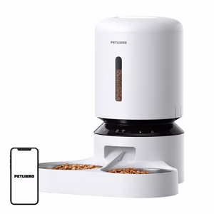 Petlibro Granary barības dozators ar dubulto bļodu, Wifi, 5L (balts)