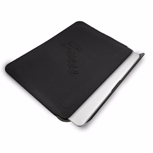 Guess Saffiano Script vāciņš 13" klēpjdatoram - melns