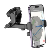 Automašīnas tālruņa turētājs Borofone BH93 (instrumentu panelis), melns