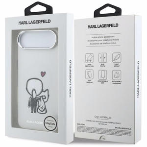 Karl Lagerfeld Karl & Choupette Back MagSafe Maciņš for iPhone Air - Clear