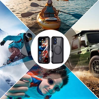 Viedtālruņa ūdensizturīgs apvalks SHELLBOX GT - melns (m)