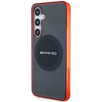 AMG caurspīdīgs divkrāsu MagSafe apvalks Samsung Galaxy S24 - melns