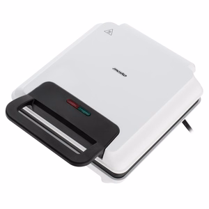 Mesko MS 3091 – Beļģijas vafeļu panna 2 vafelēm, 1800 W, balta