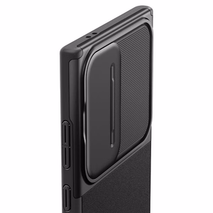 Spigen Optik Armor viedtālruņa apvalks Samsung Galaxy S24 Ultra - melns