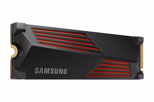 SSD Samsung 990 PRO ar dzesētāju 4TB M.2 PCIe Gen4 NVMe TLC rakstīšanas ātrums 6900 MB/s lasīšanas ātrums 7450 MB/s 2,3mm TBW 1200 TB MTBF 1500000 h MZ-V9P4T0GW