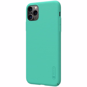 Nillkin Super Frosted Shield vāciņš ierīcei Apple iPhone 11 Pro Max, piparmētru zaļš