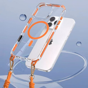 Tel Protect Strap Viedtālruņa apvalks iPhone 15 Pro oranžs