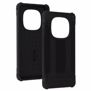 Viedtālruņa apvalks no oglekļa šķiedras (m) melns (m) paredzēts XIAOMI Redmi Note 14 Pro 4G