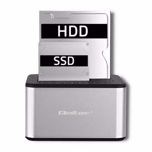 Qoltec 5316 HDD/SSD Dokstacija 2x 2.5"/3.5" SATA USB 3.0 Klonēšana
