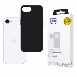 3mk Matt Case Pro viedtālruņa apvalks Apple iPhone 16E - matēta melna