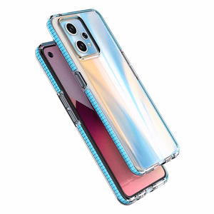 Чехол Spring для Realme 9 Pro+ / Realme 9 силиконовый с рамкой чёрный