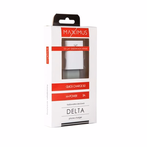Sienas lādētājs Maxximus Delta 3A Quick Charge 3.0 18W