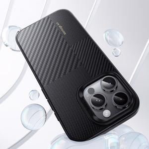 Benks Montage magnētiskais Armor Pro Kevlar viedtālruņa apvalks ar metāla rāmi 600D+1500D Iphone 16 Plus melns