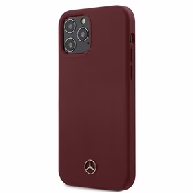 Mercedes Silicone Line viedtālruņa apvalks iPhone 12 / iPhone 12 Pro - sarkans
