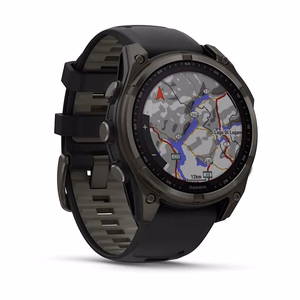 Viedpulkstenis Garmin Fenix 8 Sapphire Solar melns/pelēks