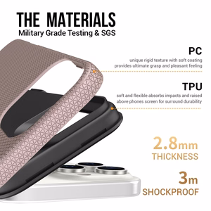 Perfectionists Trīsstūra Mag futrālis iPhone 15 Pro rozā zelts