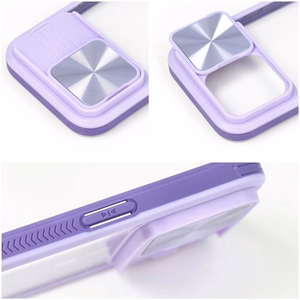 SLIDER viedtālruņa apvalks IPHONE 15 Pro violets