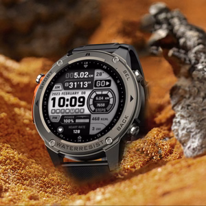 Blavec viedpulkstenis M-03 Predator AMOLED GPS balss zvani (SWM03-GP) grafīta + 1 siksna
