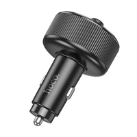 HOCO auto FM raidītājs Bluetooth 2 x USB A + Type-C PD QC3.0 30W E82 melns