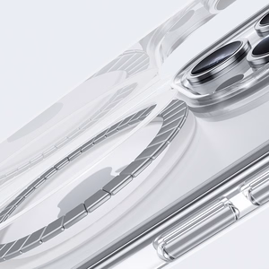 Benks Magnētiskais Lucent Pro viedtālruņa apvalks Iphone 16 Pro caurspīdīgs