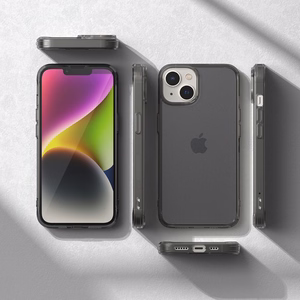 Ringke Fusion Matte apvalks iPhone 14 Plus ar gēla rāmi – pelēks