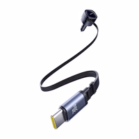 Baseus Enjoyment Max automašīnas lādētājs ar USB-C+USB-C kabeļiem 60W melns