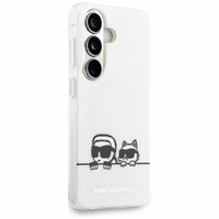 Karl Lagerfeld IML Peekaboo Karl&Choupette MagSafe Maciņš for Samsung Galaxy S26 Plus - caurspīdīgs