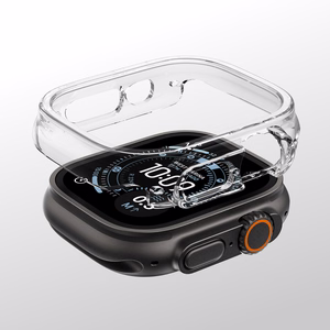 AmazingThing Minimal aizsargājošs vāciņš Apple Watch UItra 3 49mm - Caurspīdīgs