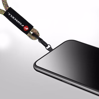 FORCELL F-DESIGN R10X40 rokas telefona siksniņa ar regulējamu garumu (maks. 20cm cilpā) zaļa rozā violeta