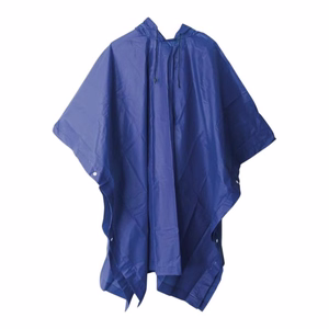 Lifetime rain poncho, 130 × 100 cm, blue