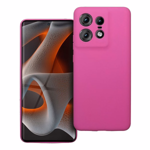 Silikona 2 mm viedtālruņa apvalks MOTOROLA EDGE 50 Pro, rozā