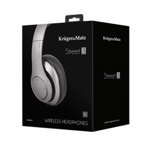 Kruger&Matz Street 3 Wireless bezvadu virsauss austiņas, grafīta krāsā