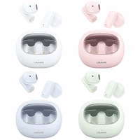 USAMS Austiņas Bluetooth 5.3 TWS TD Series bezvadu zaļš BHUTD04 (TD22)