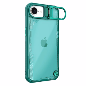 Nillkin Iceblade Prop viedtālruņa apvalks ar statīvu iPhone 16e - zaļš