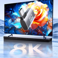 Wozinsky WPKB-01 USB-C - USB-C 40Gb/s 240W 8K OTG sānu leņķa adapteris - pelēks