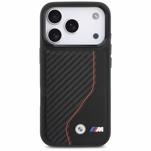 BMW M Carbon Line & Logo MagSafe Чехол для iPhone 17 Pro - красный