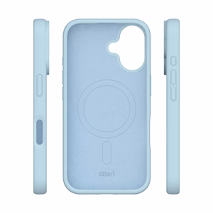 Etteri Silikona mag futrālis iPhone 16 Plus 6,7" gaiši zils