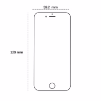 Aizsargstikls 2,5D iPhone 6 / 6s