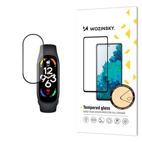 Wozinsky pilna līme Xiaomi Mi Band 7 melns rūdīts stikls