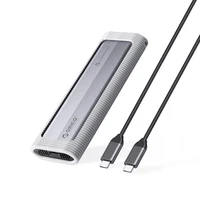 Orico AXM2-G2 M.2 NVME USB-C 10Gb/s disku ierīce - pelēka