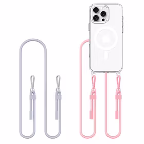 Maciņš TECH-PROTECT FLEXAIR CHAIN MAGSAFE IPHONE 16 PRO pelēks & rozā