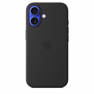 Apple Silicone Case - silikona maciņš ar MagSafe priekš iPhone 16 (melns)