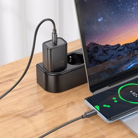 Lādētājs Hoco USB-C QC PD 20W + kabelis USB-C uz Lightning N60 melns