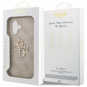 Guess 4G Lielā Logotipa Viedtālruņa apvalks iPhone 17 - rozā