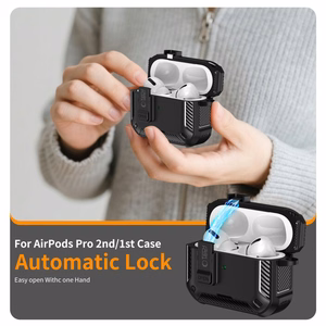 Tech-Protect Carbonox MagSafe Чехол для AirPods Pro - чёрный